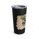 Mr. Military: 20oz Military Design Tumbler - Black Background, Proudly Representing Service