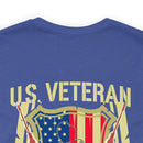 Defender of Liberty and Freedom: U.S. Veteran Military Design T-Shirt - Honoring True Heroes