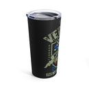Veteran: Enlistment Knows No Expiration Date 20oz Military Design Tumbler - Black Background