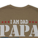 Dad, Papa, Veteran T-Shirt: Fearless and Unstoppable Military Design
