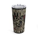 American Veterans Tribute - 20oz Military Design Tumbler: Saluting Service and Sacrifice
