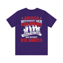 America Without Her Soldiers: Military Design T-Shirt Honoring Our Heroes
