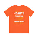 Brave Hearts Never Back Down: Military Design T-Shirt Honoring Veterans' Bravery