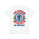 Veteran Soldier: One Man Army Military Design T-Shirt – Embrace the Spirit of Heroism