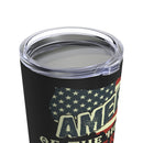 America of the House - 20oz Military Design Tumbler: Symbol of Freedom and Unity!