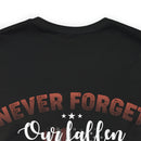 Honoring Our Heroes: 'Never Forget Our Fallen Heroes' Military Design T-Shirt