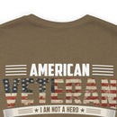 Walk of Honor: Military Design T-Shirt - Proud American Veteran, Standing Beside Heroes