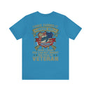 Earned, Not Inherited: Military Design T-Shirt - 'I Have Earned It with My Blood, Sweat & Tears - You Cannot Inherit the Title of Veteran