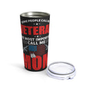 Proud Veteran, Prized Mom: 20oz Military Design Tumbler for the Unforgettable Mothers