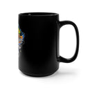 Honoring Service with Military Design: 15oz Vietnam Veteran Double Flag Black Mug