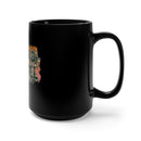 Dad Fuel 15oz Military Design Black Mug - Powering Fatherhood with Military Style!