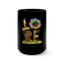Love and Honor: Military Design Black Mug - 15oz