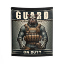 Vigilant Sentinel Security Bullldog Tapestry