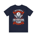 Defending Our Rights: Military Design T-Shirt Emphasizing the Importance of Preparedness and Vigilance
