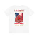 Respecting the Fallen: Military Design T-Shirt Honoring Sacrifice and Courage