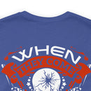 Defending Our Rights: Military Design T-Shirt Emphasizing the Importance of Preparedness and Vigilance