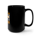 Freedom's Guardian: 15oz Military Design Black Mug - Salute the Veteran's Gift of Liberty!