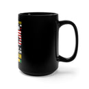 Never Underestimate an Old Man - B2nd Airborne Division Veteran 15oz Military Design Black Mug