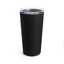 Veteran Wife's Pride: 20oz Military Design Tumbler - Black Background Tribute to My Heroic Husband