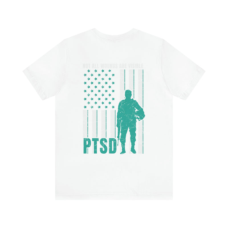 Veteran PTSD Not All Wounds Are Visible Soft cotton T-Shirt