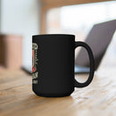Proud U.S. Army Veteran 15oz Military Design Black Mug - Honor, Courage, and Service!