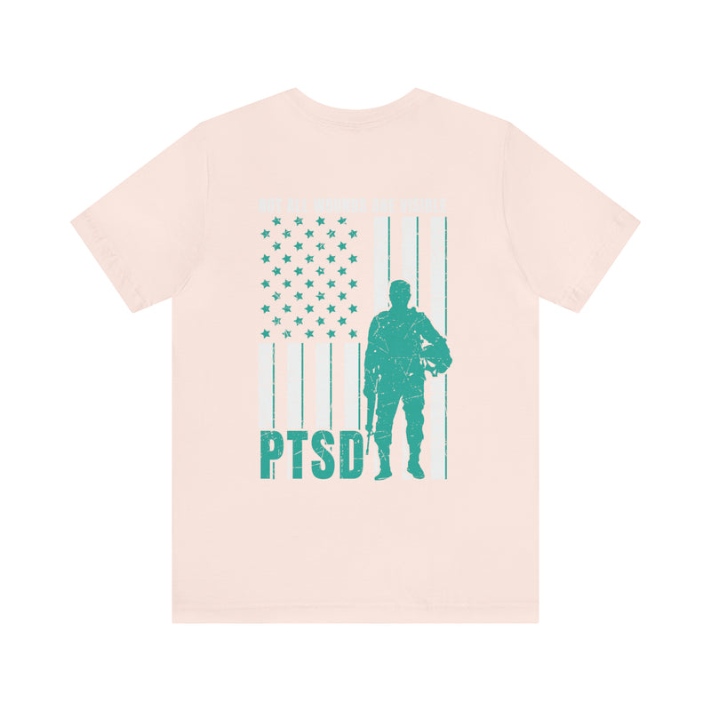 Veteran PTSD Not All Wounds Are Visible Soft cotton T-Shirt