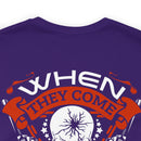 Defending Our Rights: Military Design T-Shirt Emphasizing the Importance of Preparedness and Vigilance