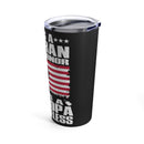 Veteran Grandpa - 20oz Military Design Tumbler: Honored Service and Precious Family Bonds