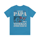 Dad, Papa, Veteran T-Shirt: Fearless and Unstoppable Military Design