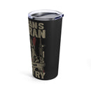American Veterans Tribute - 20oz Military Design Tumbler: Saluting Service and Sacrifice