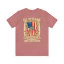 Defender of Liberty and Freedom: U.S. Veteran Military Design T-Shirt - Honoring True Heroes