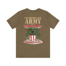 Sarcastic Army Veteran: Military Design T-Shirt - 'I'm a Grumpy Old Army Veteran, My Level of Sarcasm Depends on Your Level of Stupidity