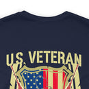 Defender of Liberty and Freedom: U.S. Veteran Military Design T-Shirt - Honoring True Heroes