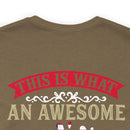 This is What an Awesome Veteran Looks Like: Military Design T-Shirt Celebrating Courage and Dedication