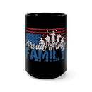 Pride in Our Army Family: 15oz Military Design Black Mug for Loved Ones