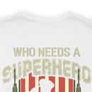 Grandpa, My Superhero: Military Design T-Shirt Celebrating the Veteran Legacy