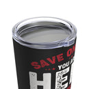 Veteran's Heroic Impact: 20oz Military Design Tumbler, Saving Lives and Inspiring Many