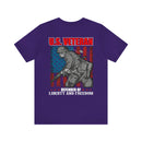 Defender of Liberty and Freedom: U.S. Veteran Military Design T-Shirt