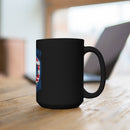 U.S. Army Veteran: 15oz Military Design Black Mug - Honor and Pride in Every Sip!