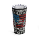 Unyielding Valor: US Veteran Military Design Tumbler - 20oz