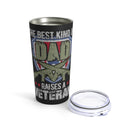 Raising Heroes: 20oz Military Design Tumbler for the Best Veteran-Raising Dads
