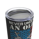 Unyielding Valor: US Veteran Military Design Tumbler - 20oz
