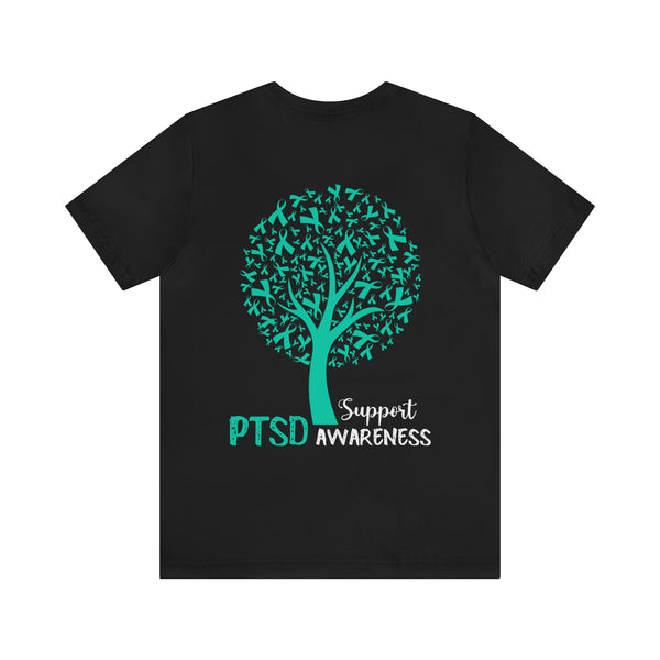 Raise PTSD Awareness with our Unique Tree Design T-Shirt