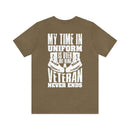 Endless Veteran Spirit: Military Design T-Shirt - A Tribute to Timeless Service and Dedication