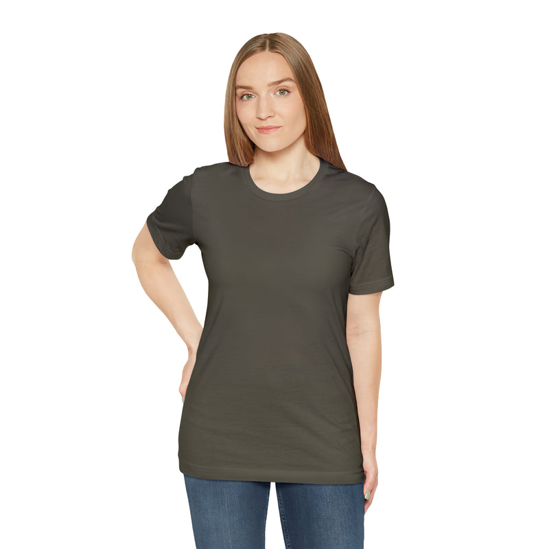 PTSD Design Colored Tree Graphic Cotton T-Shirt