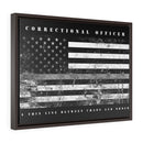Correctional Officer Framed Canvas-A Thin Line Between Chaos and Order.