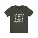 US Military Proud Mom Veteran Unisex Short Sleeve Shirt.
