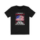 US Army Stand For The Flag Kneel For The Cross Unisex Short Sleeve Shirt.