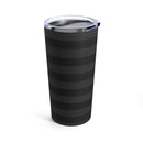 Black Flag-No Mercy-Black American Flag Tumbler.