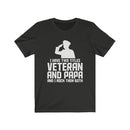 US Military I Have Two Titles Veteran And Mom Veteran Unisex Short Sleeve Shirt.